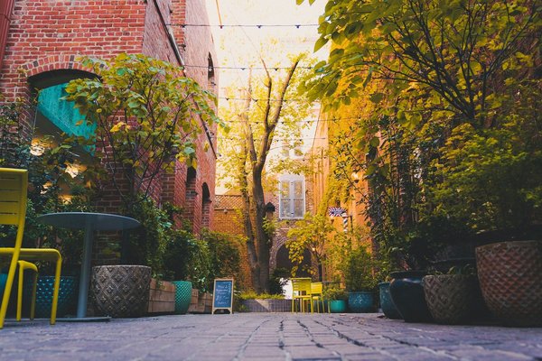 What are the best tips for creating a backyard oasis in a small space?